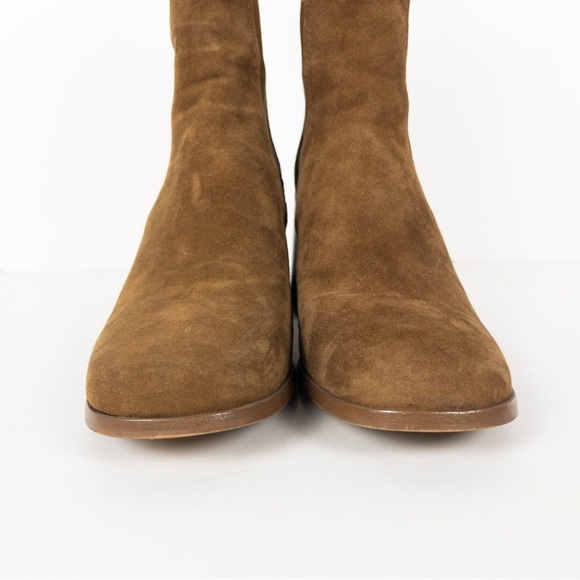 Steve Madden Brown Suede Leather Argent Chelsea Boots - Picture 6 of 15